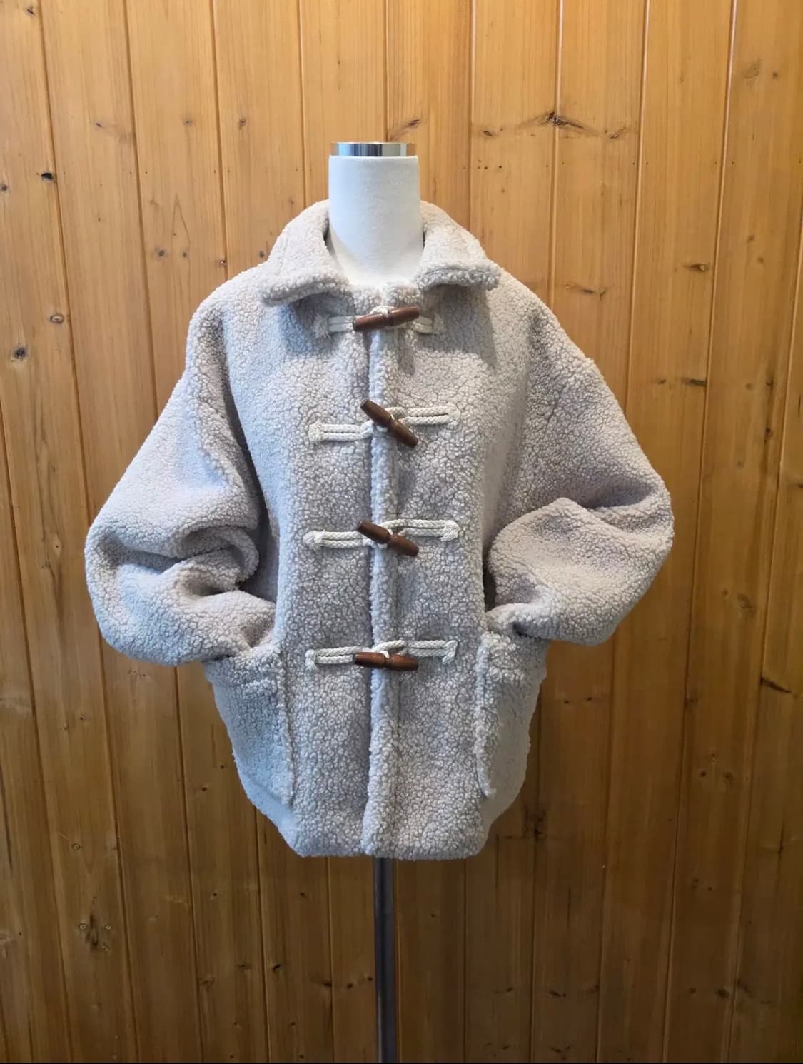 (여성) 뽀글이 떡볶이 코트 상품이미지2