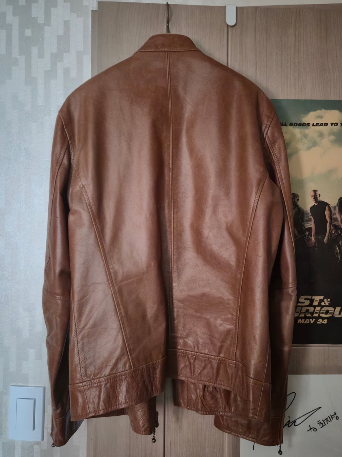 Qlamb큐램 소가죽 자켓 상품이미지2