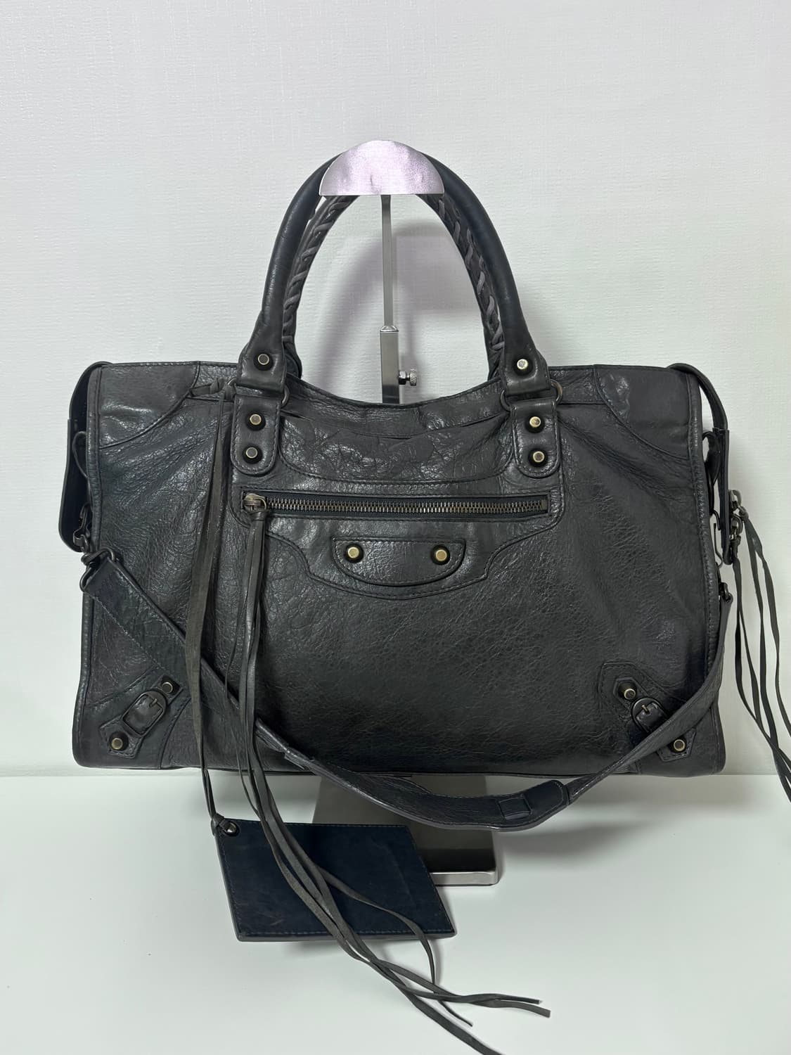 발렌시아가 시티 모터백 그레이 상품이미지1