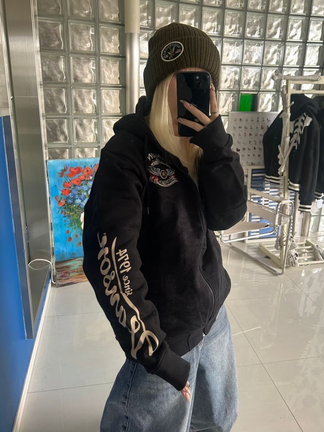 ZIP UP HOODIE 지퍼 후드티 NVSZ-2302 상품이미지1