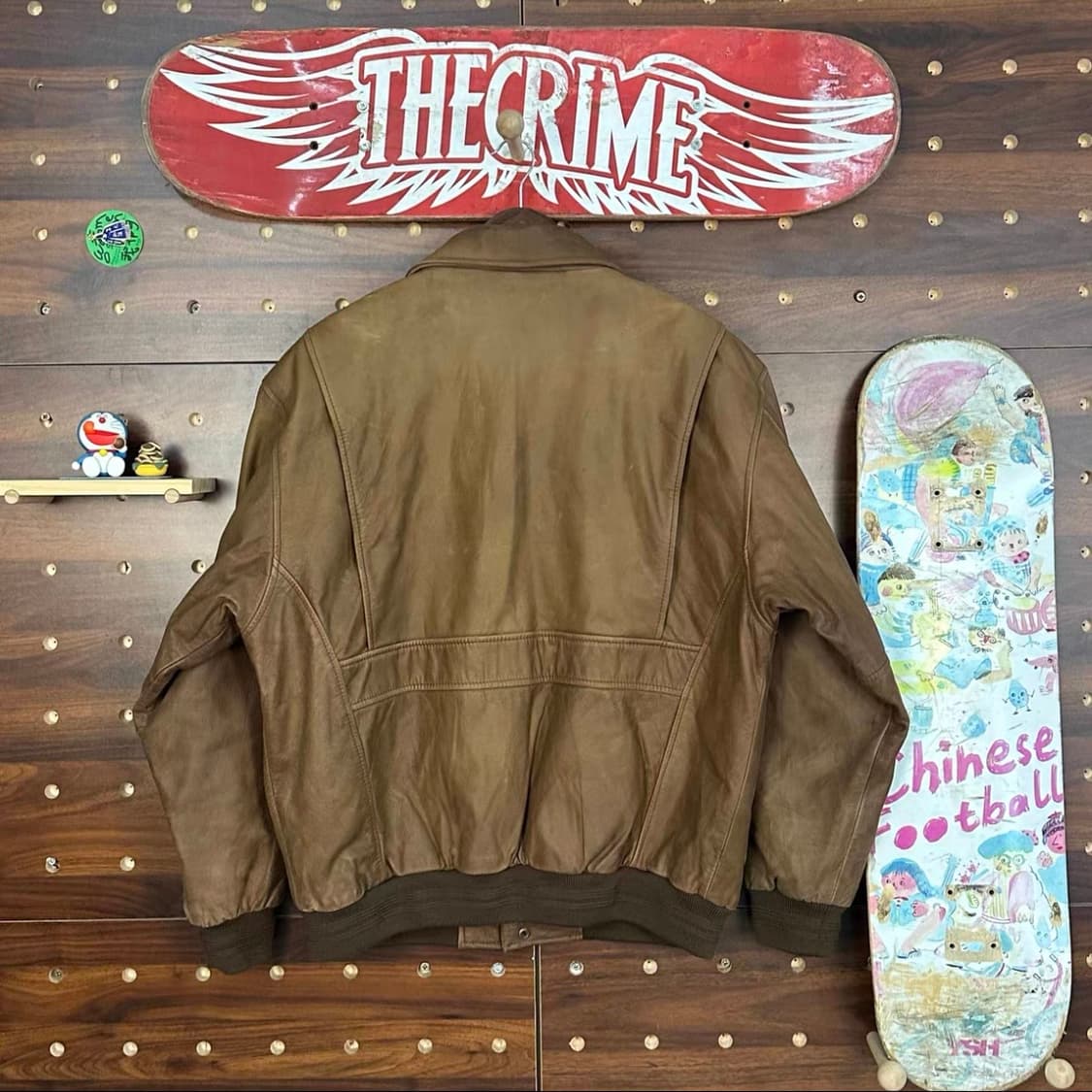 Vintage 아메리칸 A-2 레트로 레더 자켓 상품이미지4