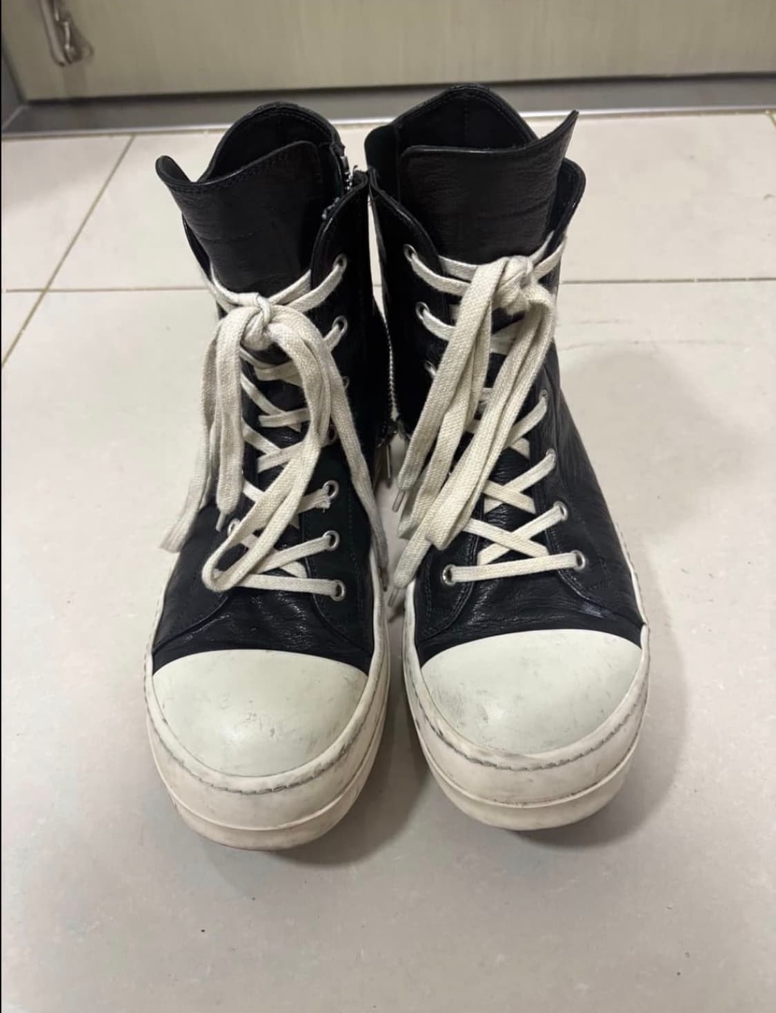 릭오웬스 라몬즈 레더 하이 상품이미지2