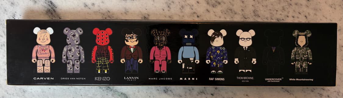 베어브릭 이세탄 맨즈 10주년 100% (10개 세트) 상품이미지2