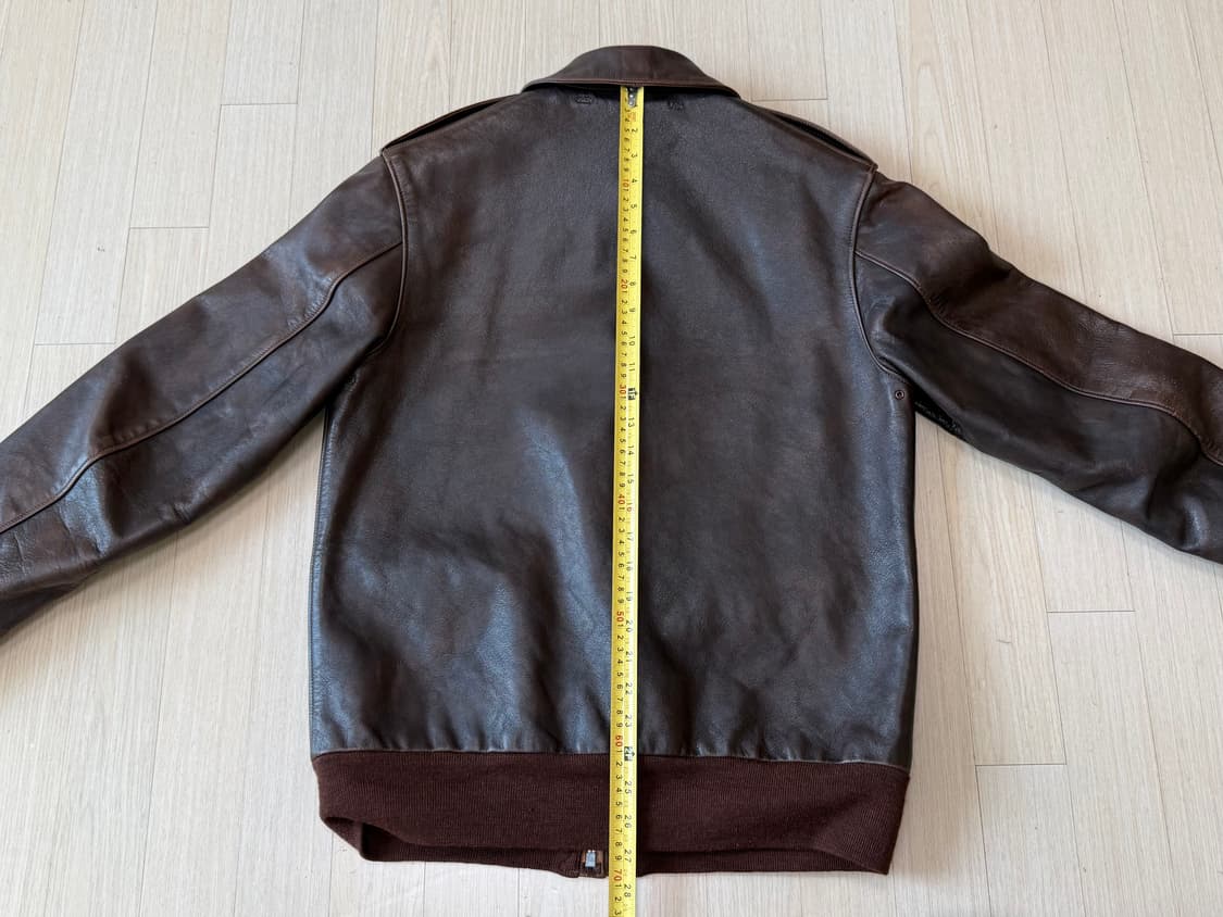 리얼맥코이 A2 씰브라운 색상 호스하이드 가죽자켓 상품이미지4