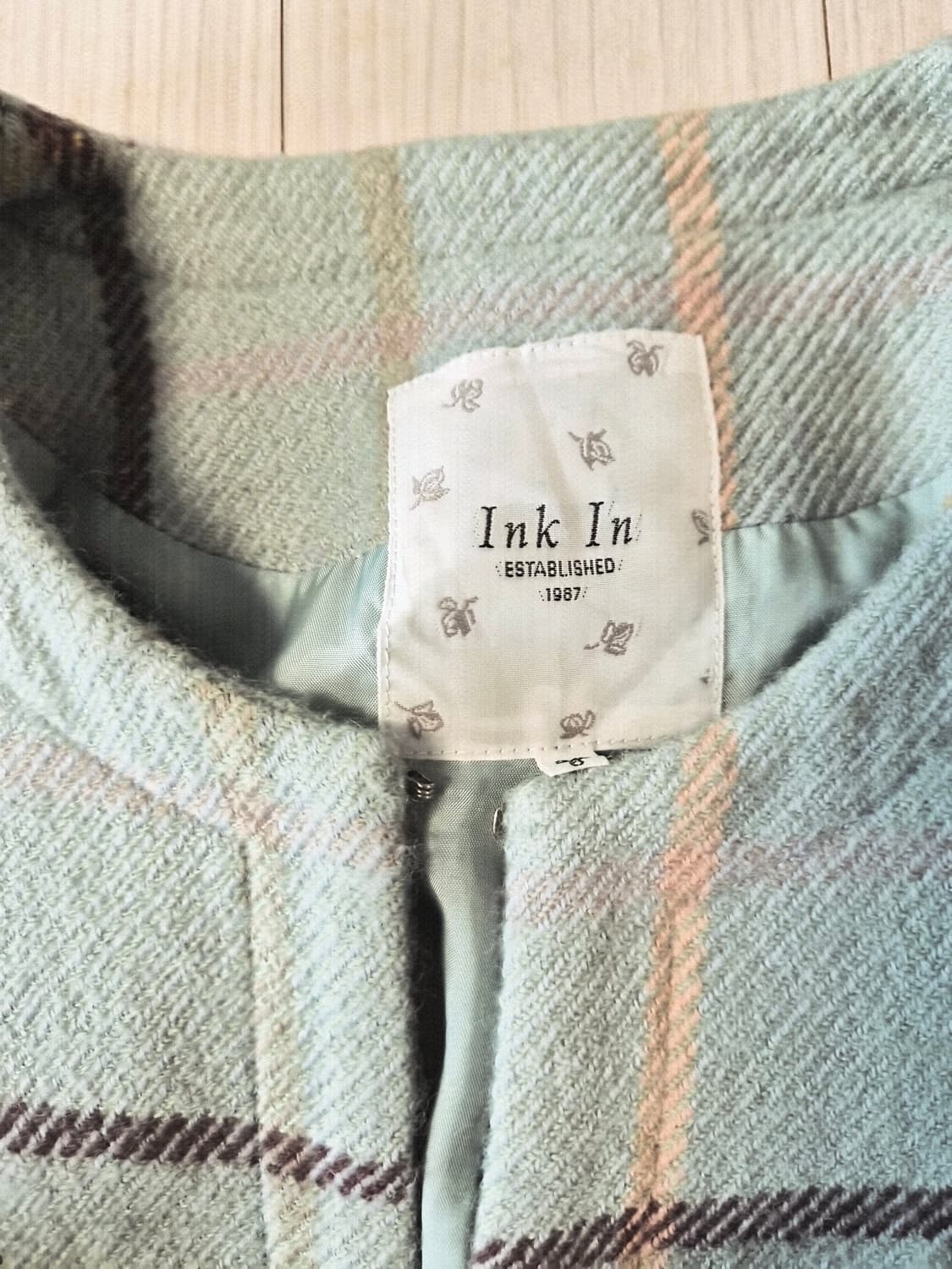 Ink In 빈티지 체크 프릴 자켓 & 데님 세트 (감성룩 추천) 상품이미지5