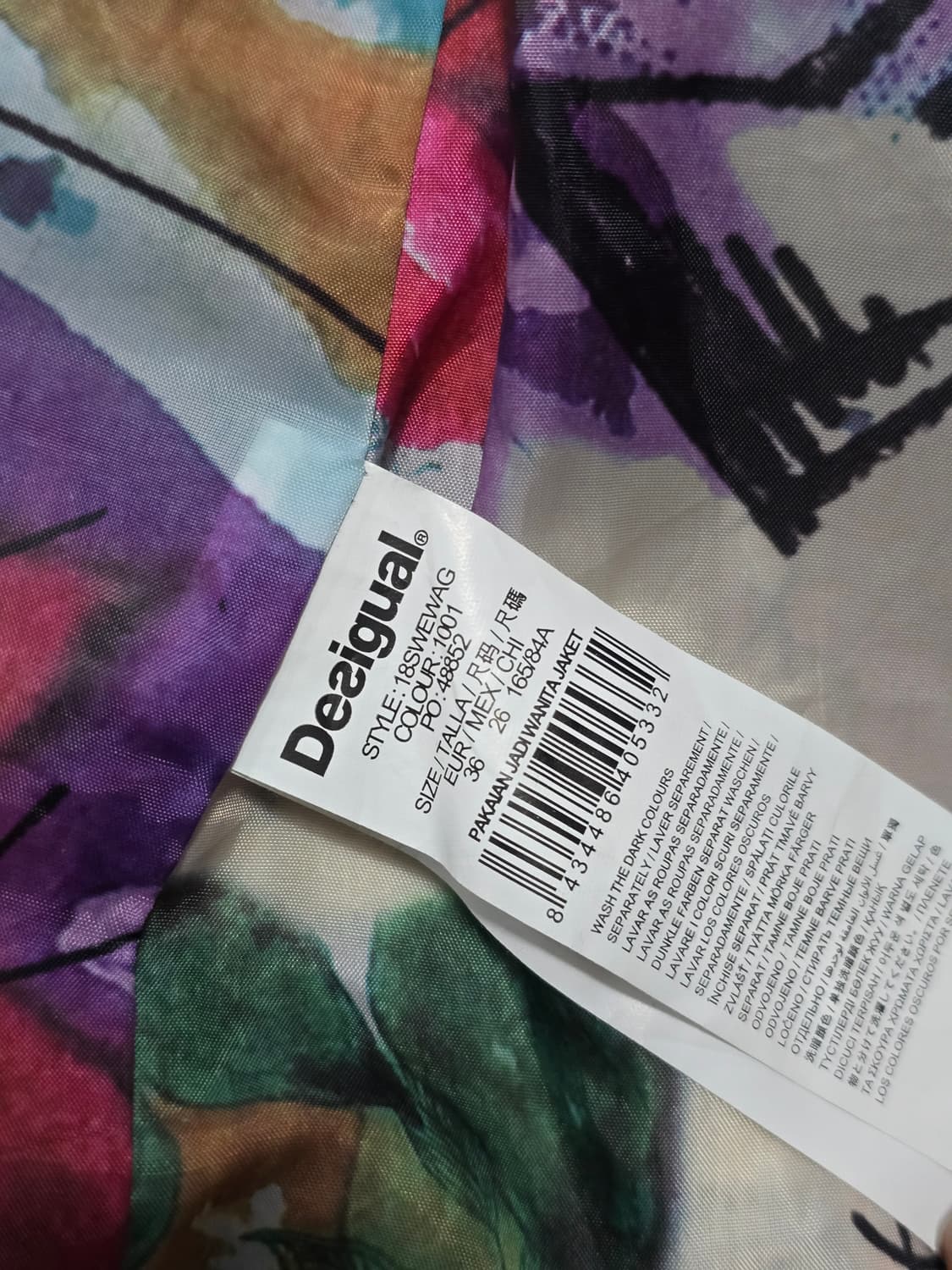 Desigual 데시구알 스트라이프 아트컬쳐 자켓 36 상품이미지9