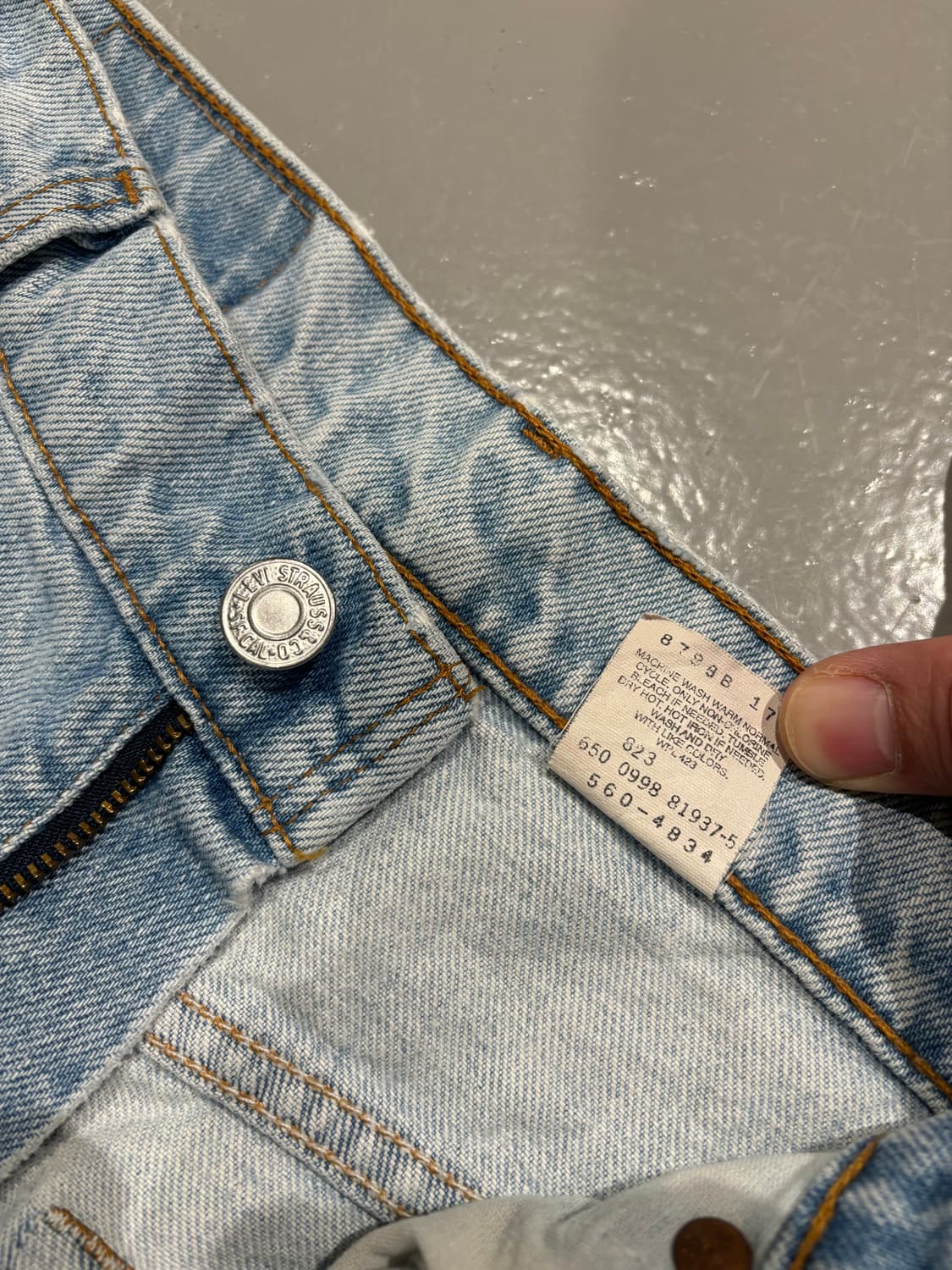 90s made in USA 리바이스 560 데님팬츠 상품이미지6