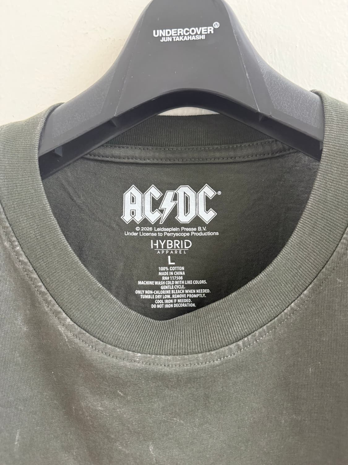 AC/DC Cannon World Tour Vintage Tee 상품이미지5