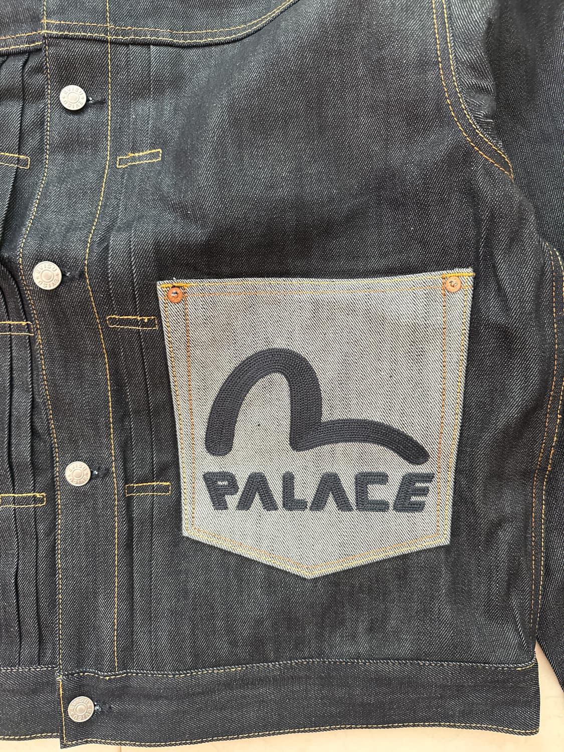 Palace X Evisu 2026 type 2 Denim Jacket 상품이미지2