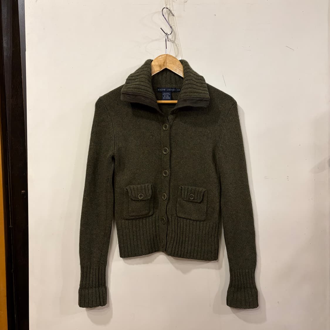 폴로 캐시미어 엘보패치 니트 55 상품이미지1