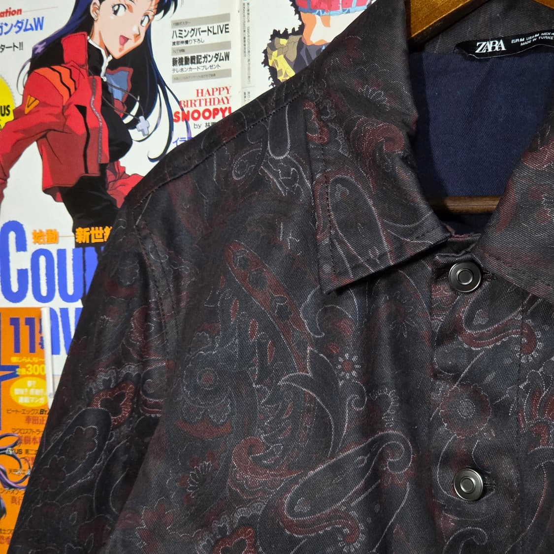 자라 에스닉 패턴 코팅 코튼 트러거 자켓정핏ㅇ 상품이미지3