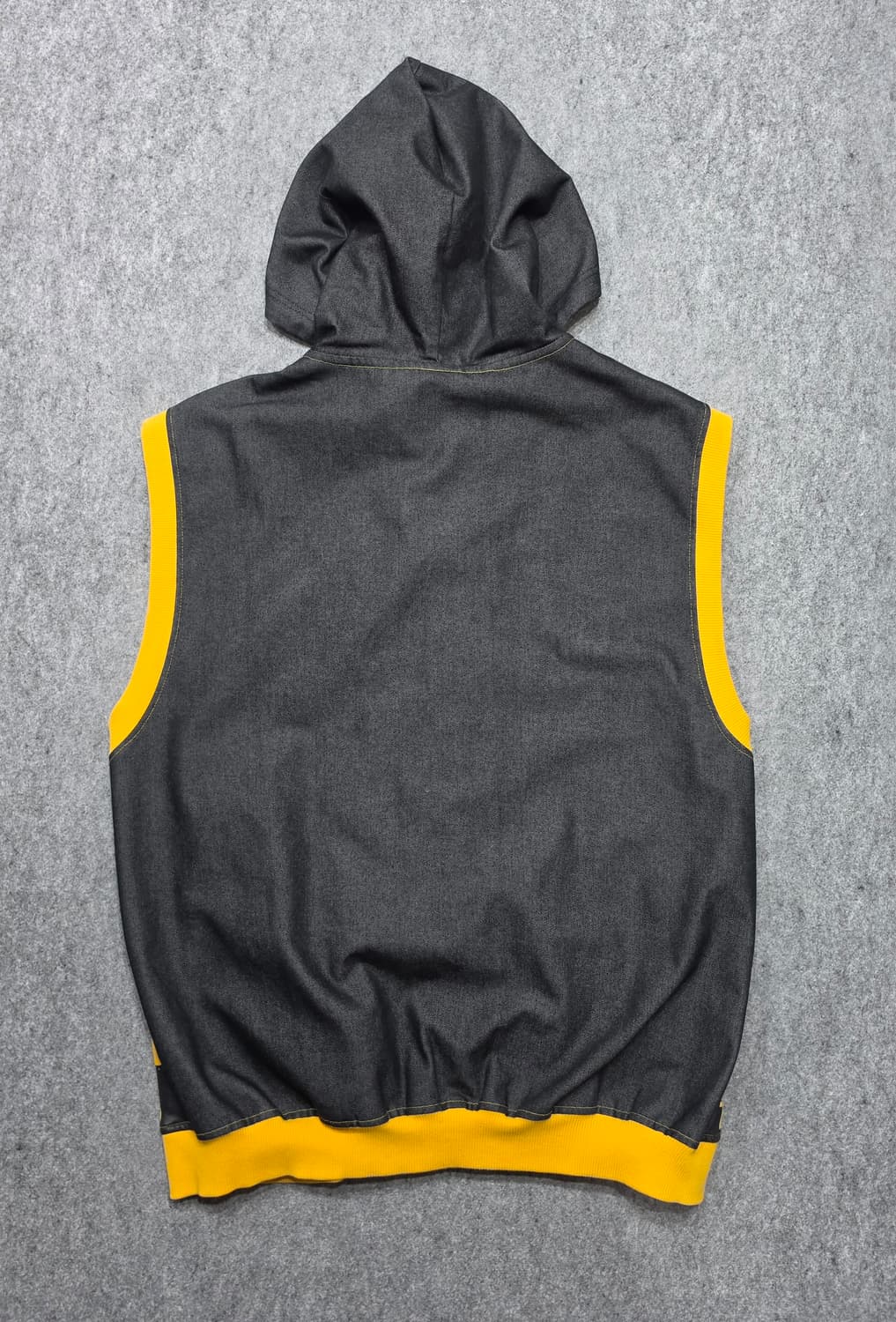 칼카니 올오버 프린팅 힙합 스트릿 올드스쿨 Y2K 후드 집업 베스트 조끼 상품이미지2