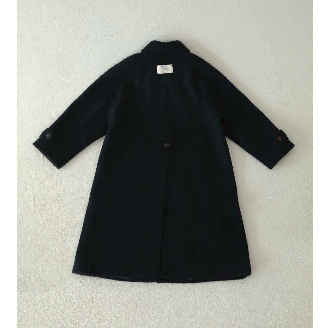 플레타 플레따 25FW 모헤어 롱코트 네이비 택O새상품 상품이미지2