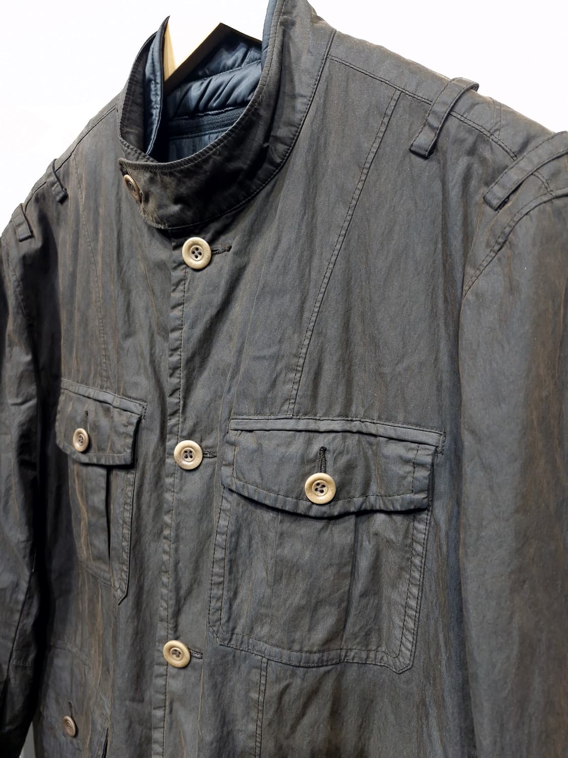 씨피컴퍼니 코티드 가먼트다잉 워싱 야상 자켓_호칭97 상품이미지3