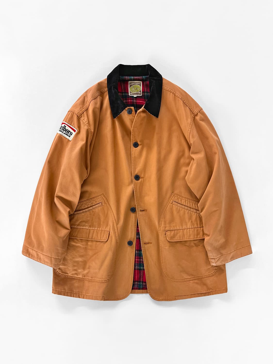 90s 빈티지 어드반 어페럴 말보로 패치 초어 자켓 상품이미지2