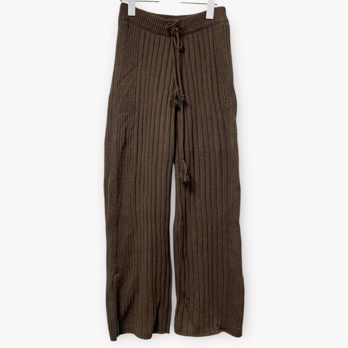 갸루 일본 빈티지 브라운 니트 팬츠 상품이미지1