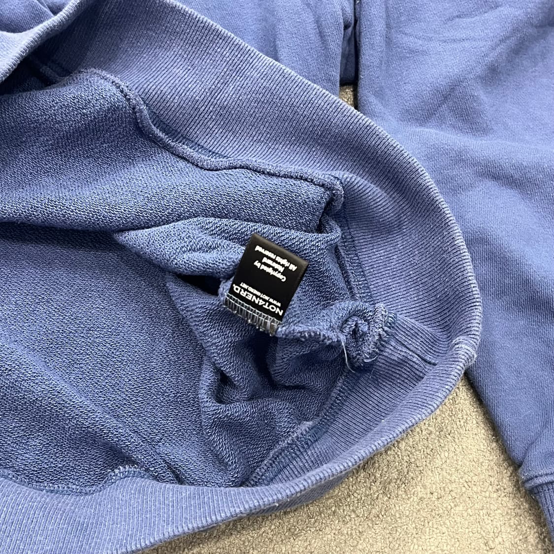 XL 낫포너드 블루 후드티 상품이미지7