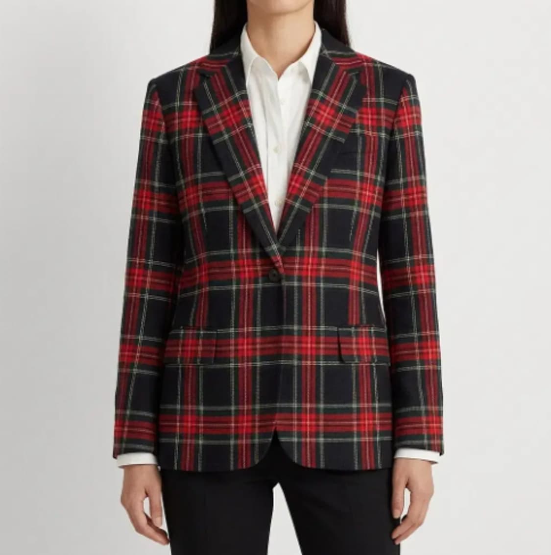 로렌 랄프로렌 타탄 체크 싱글 블레이저 (2사이즈/실측 포함) 상품이미지1