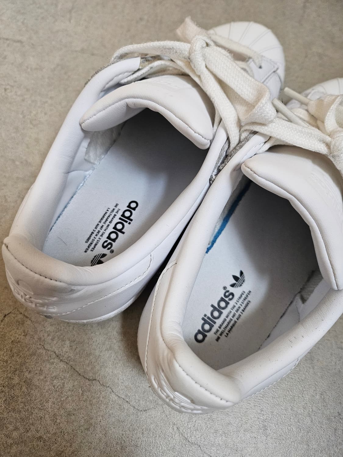 아디다스 슈퍼스타 흰색 230mm 상품이미지5