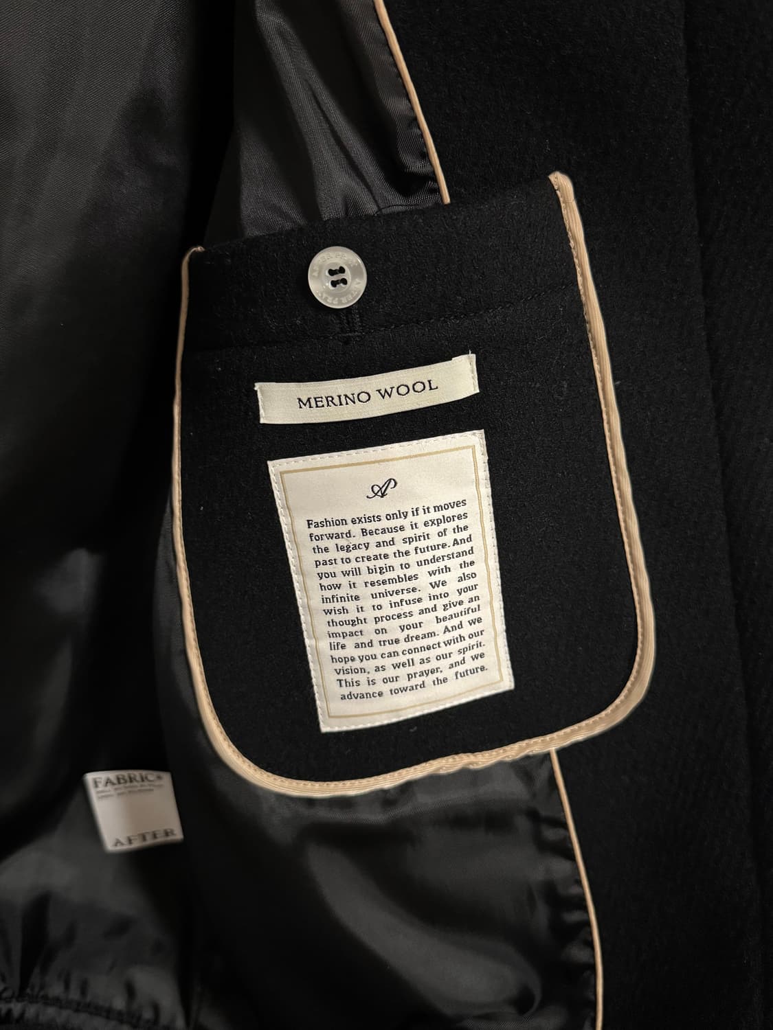 애프터프레이 더플 블루종/하프 코트(L) 상품이미지6