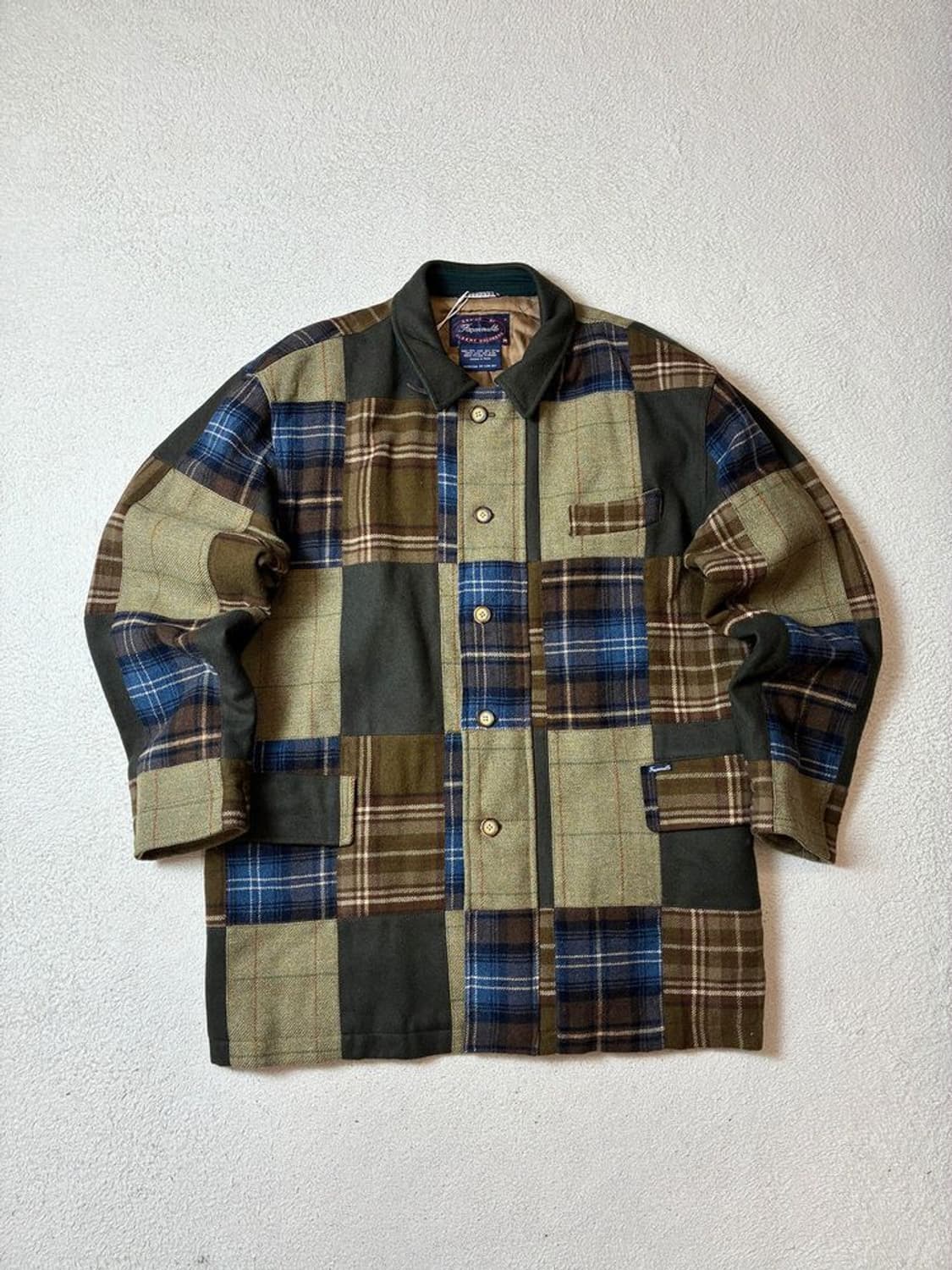 파코네이블 FACONNABLE 90's 패치드 울 코트 PN7995 상품이미지1