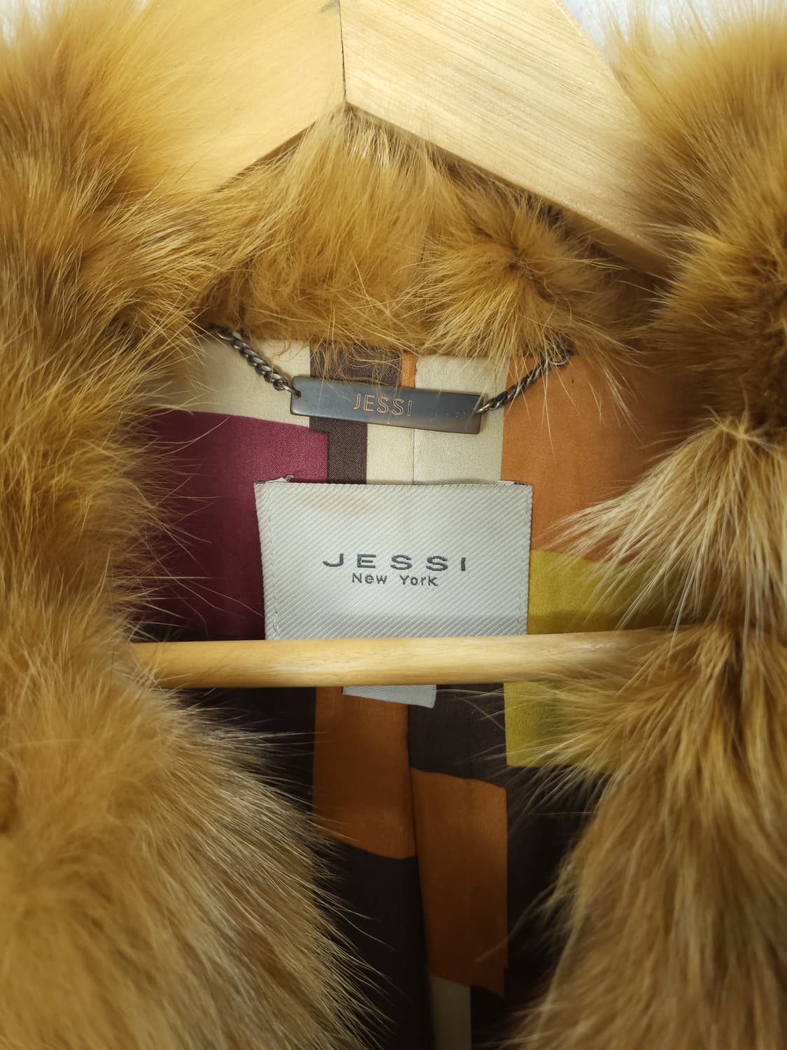Jessi New York 브라운골드 천연폭스퍼 코트 90 S 상품이미지5
