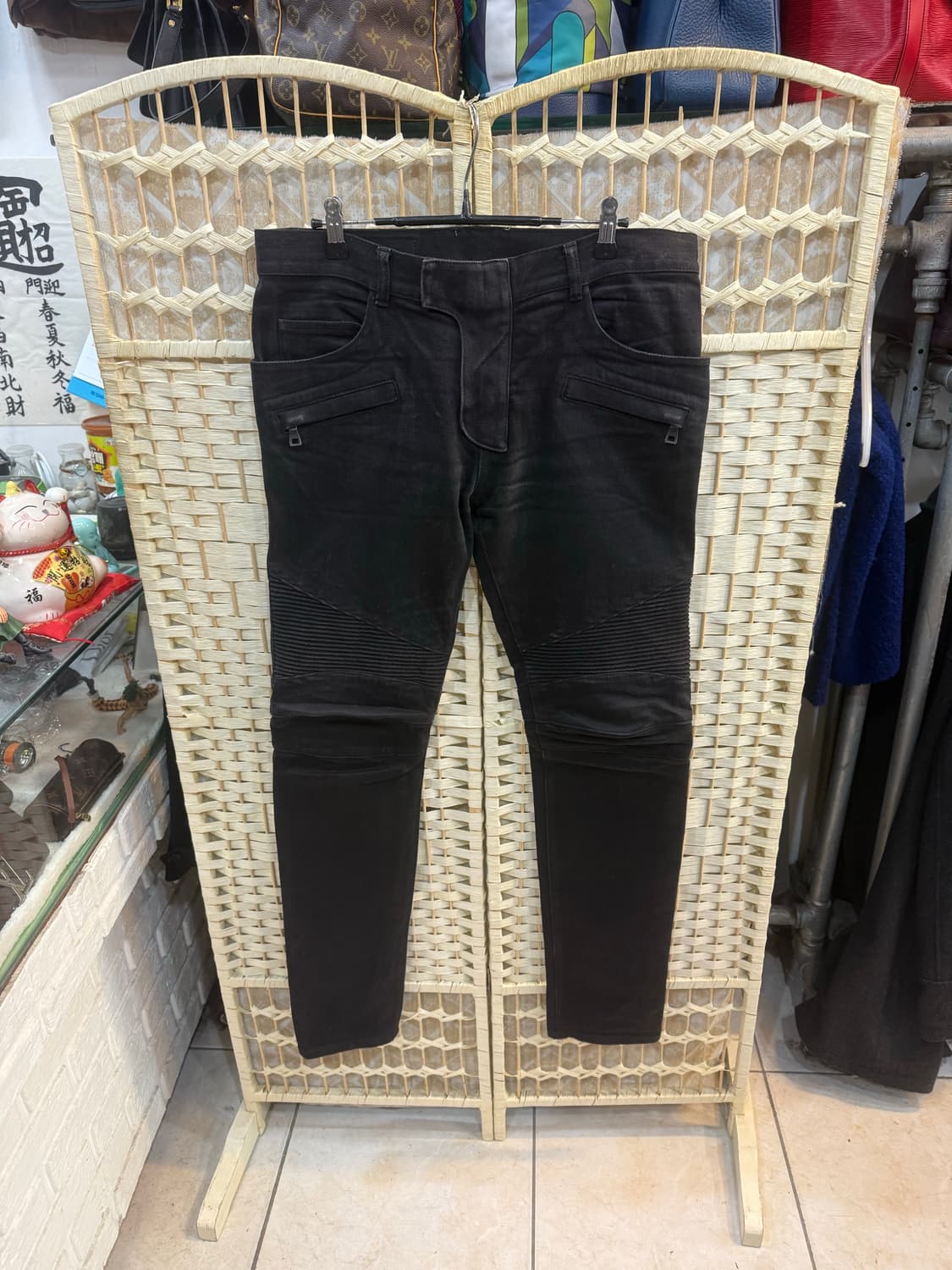 32-33 정품 발망 생지 슬림 바이커바지 팝니다 상품이미지1