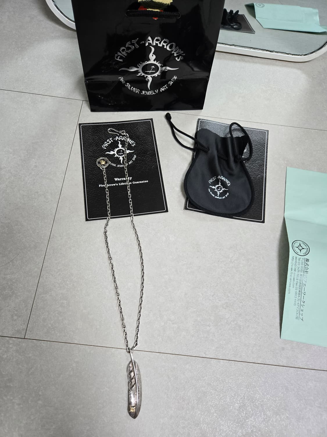 퍼스트애로우즈 18k 페더라지 18k휠체인 55cn 셋트 상품이미지2