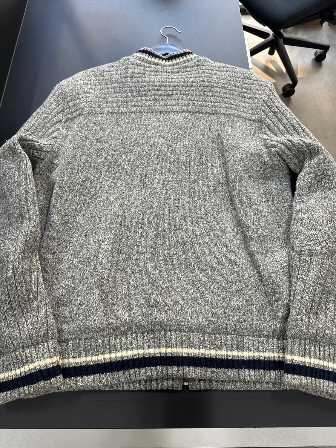 MLB 00s 콜로라도 데님누빔 니트점퍼 상품이미지6