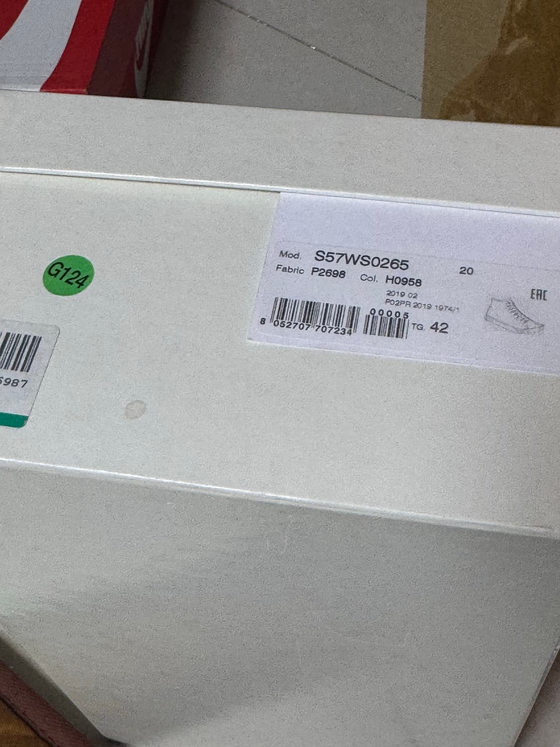 [42] 마르지엘라 타비 컨버스 스니커즈 하이 상품이미지2