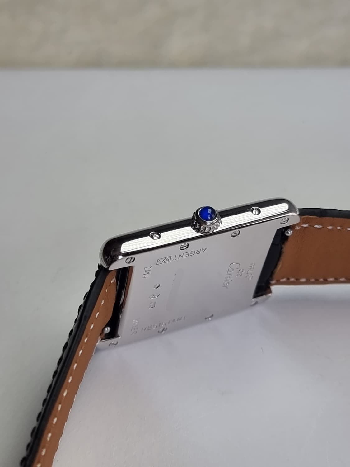 까르띠에 빈티지 탱크머스트 XL 짝수로만 다이얼 디버클 시계 (남녀 공용 상품이미지6