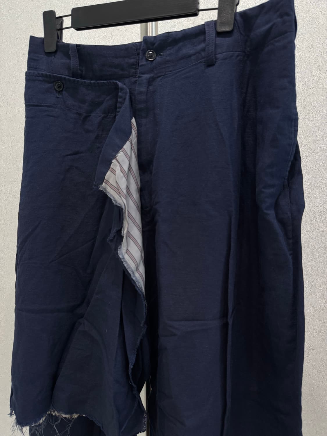 요지야마모토 21SS 랩 레이어드 하카마 팬츠 상품이미지4