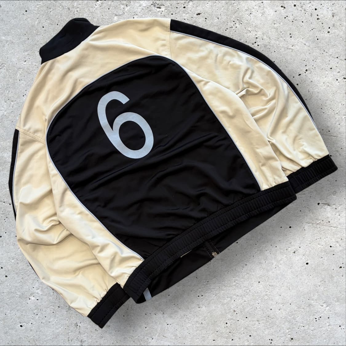 [M] 푸마 PUMA 빅로고 블랙/아이보리 트랙 자켓 져지 C500 상품이미지2