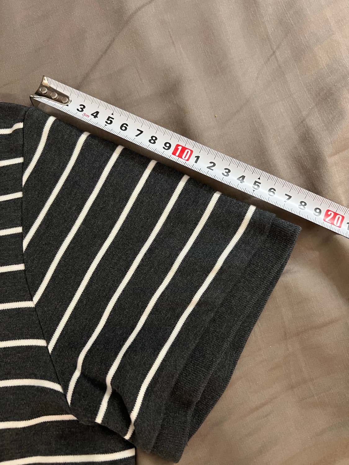 폴로 랄프로렌 줄무늬 차콜 카라티 s 상품이미지7