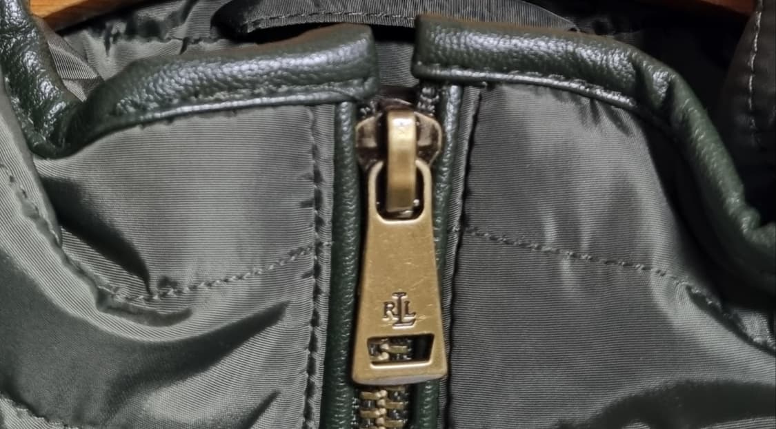 XS (44) 랄프로렌 폴로 카키 퀼팅 자켓 상품이미지3