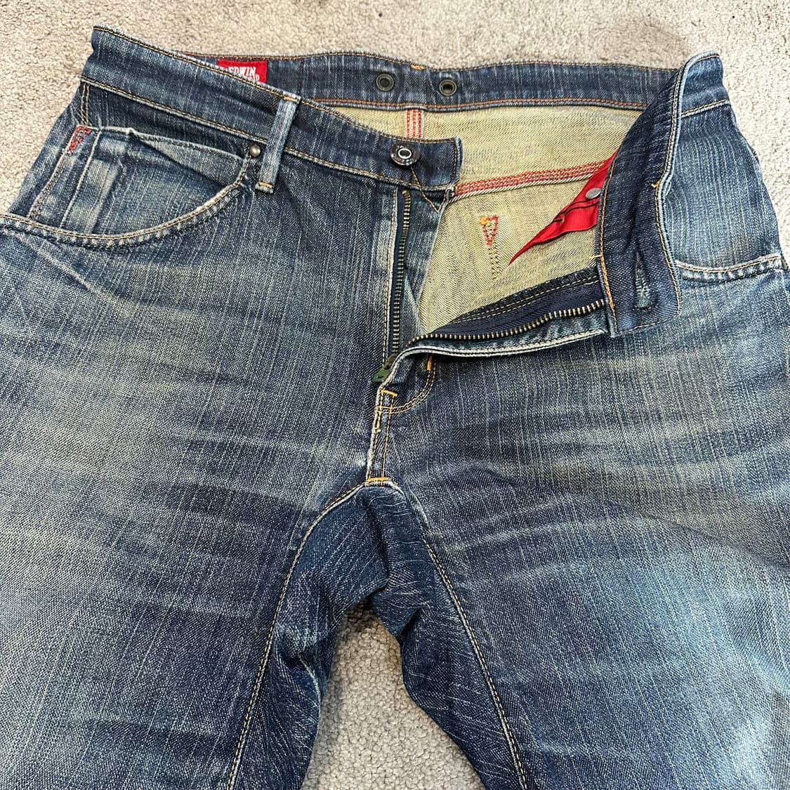 에드윈 블루트립 이펑션 데님 팬츠(32) 상품이미지4