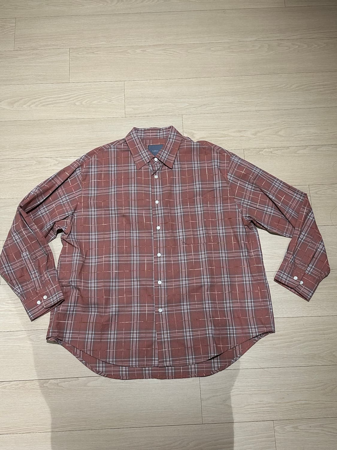 발루트 체크셔츠 1사이즈 상품이미지3