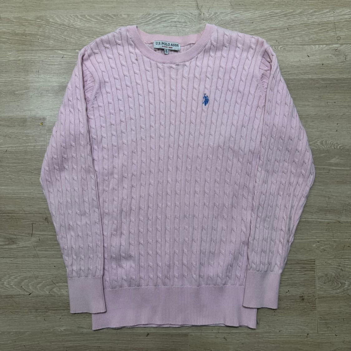 Us폴로 케이블 니트 상품이미지1