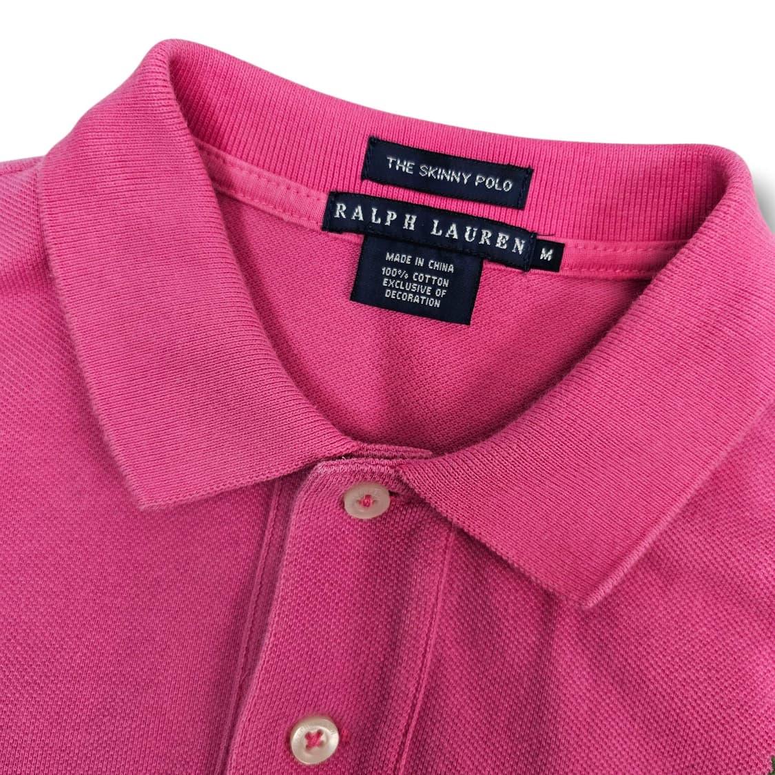 M POLO 폴로 랄프로렌 빅포니 피케 셔츠 핑크 상품이미지4