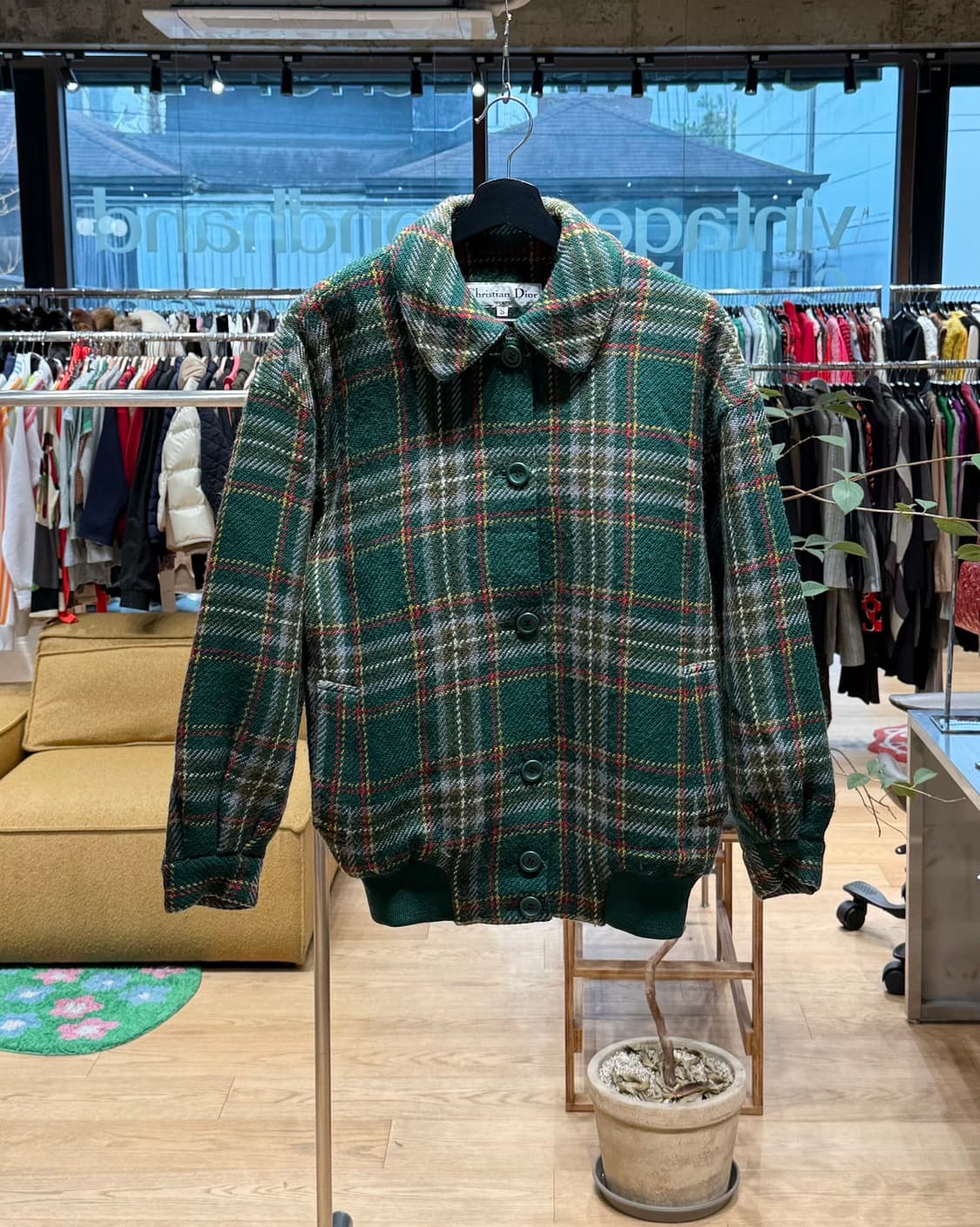 크리스찬 디올 스포츠 그린 체크 자켓  상품이미지1