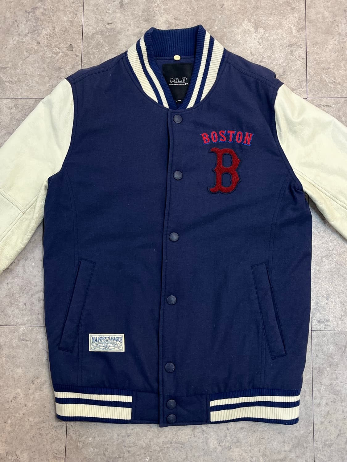 엠엘비 보스턴 바시티 자켓 네이비 100 #csz2252 상품이미지5