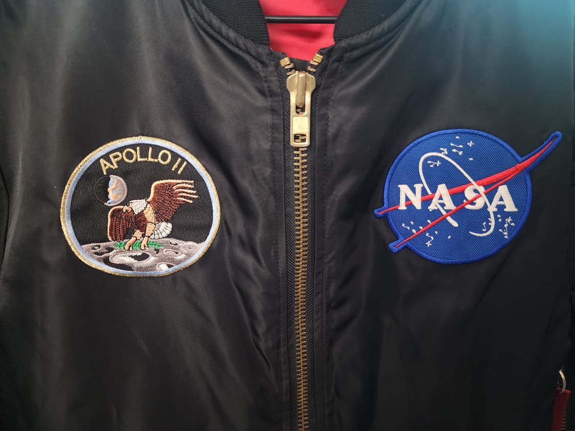 알파인더스트리 NASA MA-1 항공점퍼 블랙 상품이미지2