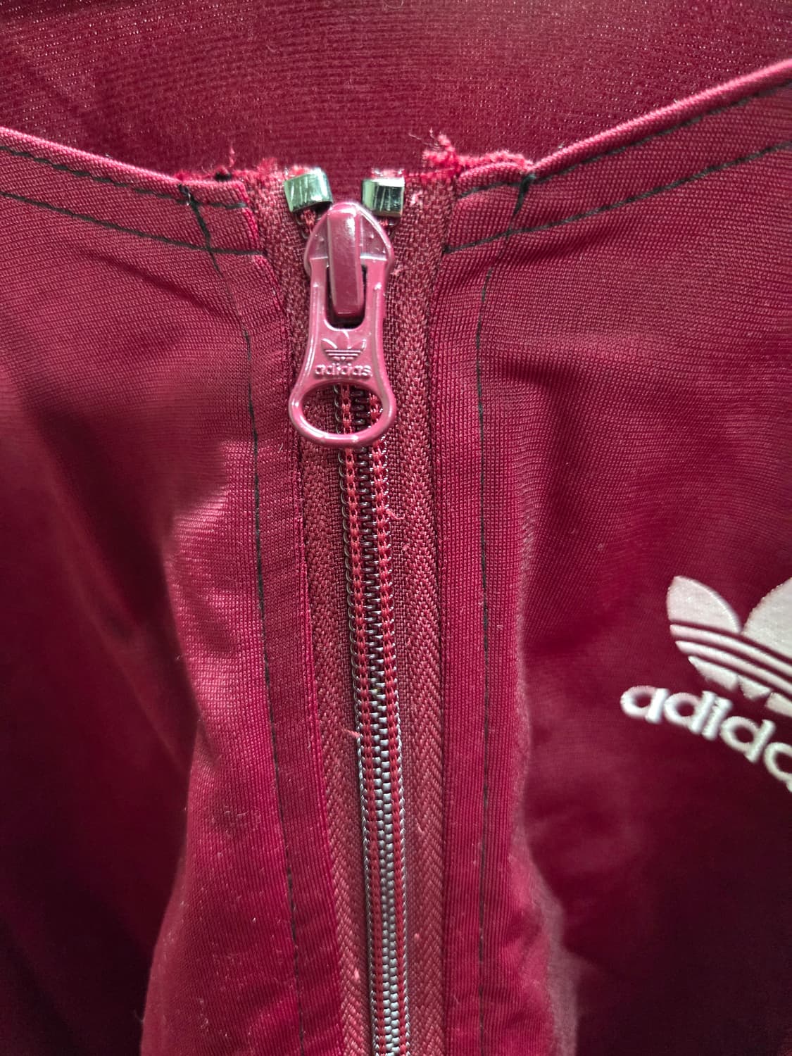 아디다스 트레이닝복  버건디# 미착용 상품이미지3