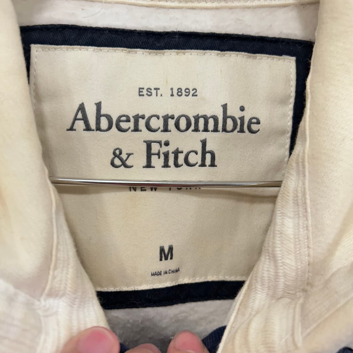 아베크롬비 앤 피치 머슬핏 빈티지 후드집업 상품이미지6