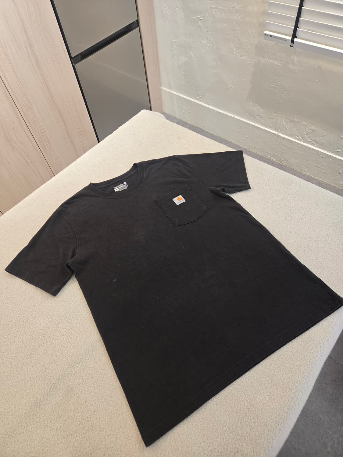 칼하트 포켓 반팔티 블랙 M 상품이미지3