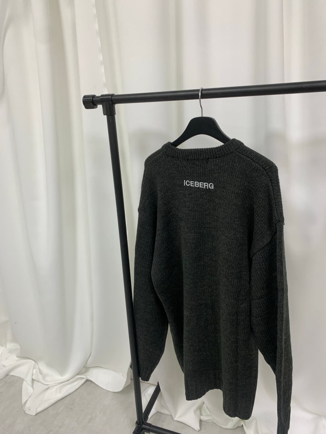 ICEBERG Rabbit Stitch Gray Knit 상품이미지2