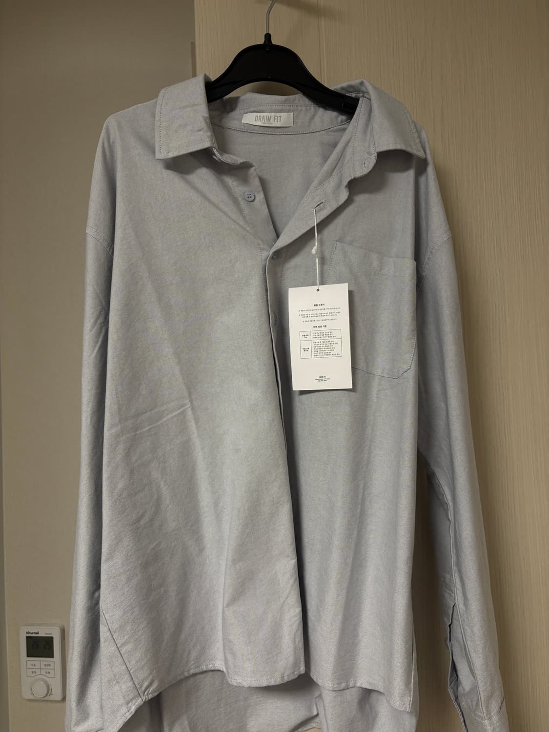 드로우핏 워시드 옥스포드 셔츠 상품이미지2