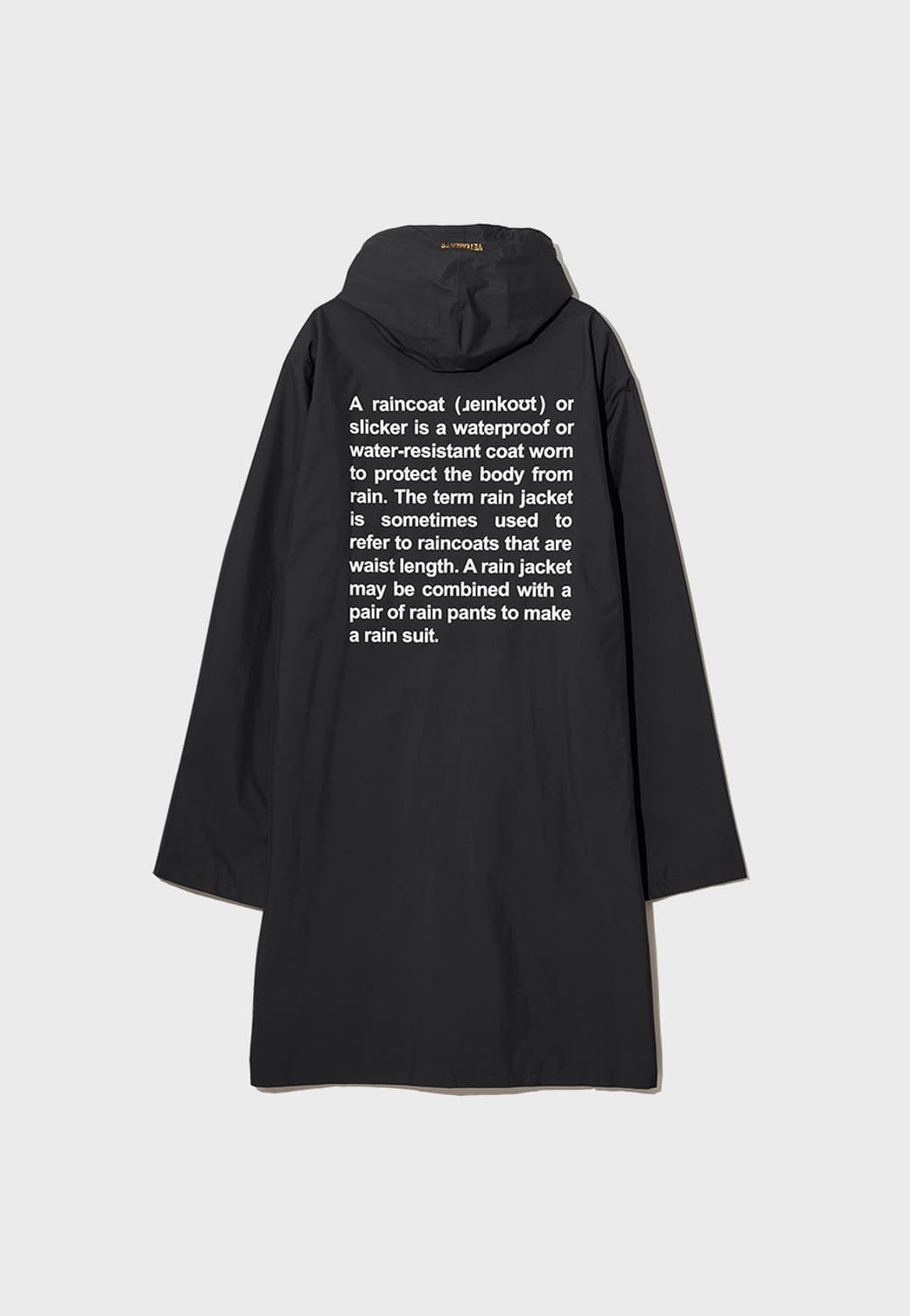 VETEMENTS rain coat 상품이미지2