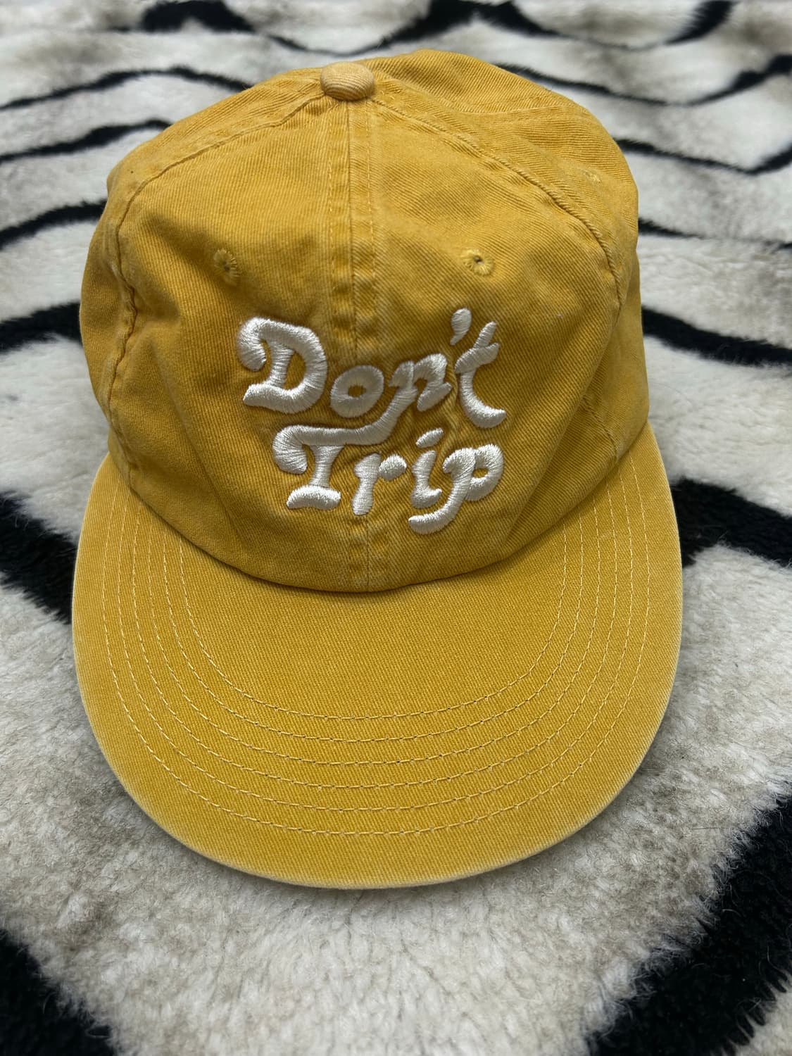 프리앤이지 워시드 돈 트립 캡/머스타드 상품이미지3