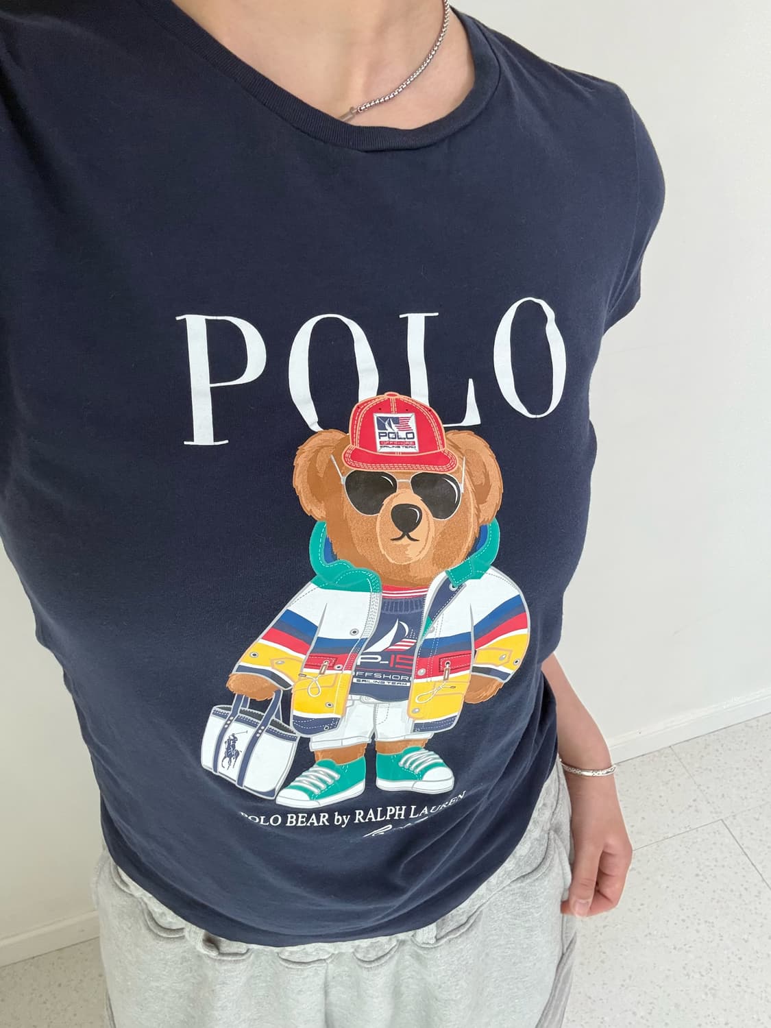 폴로 베어 네이비 반팔티 상품이미지2